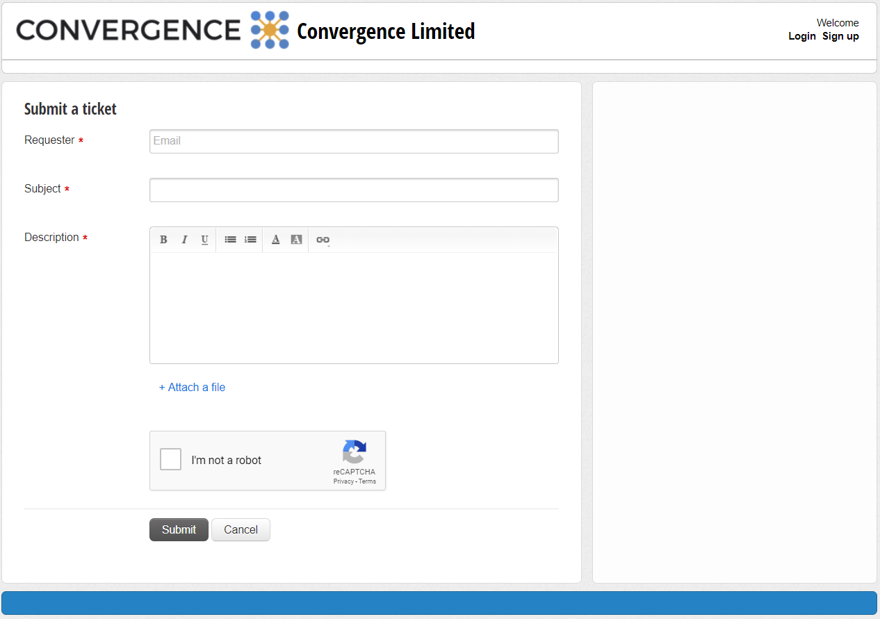 Upload for support Convergence eCommerce Integration Support