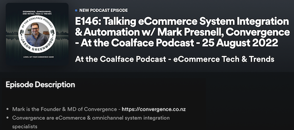 Talking to Jason Greenwood on the At the Coalface Podcast